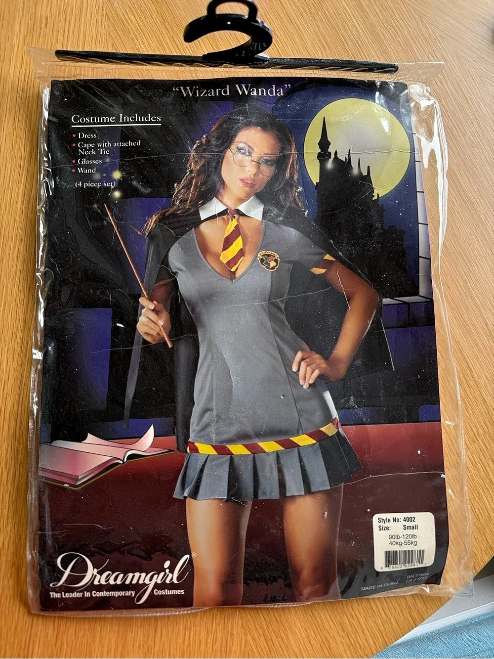 Halloween Wizard Wanda Wizard Costume Dress Gray & Black Size Small Like New